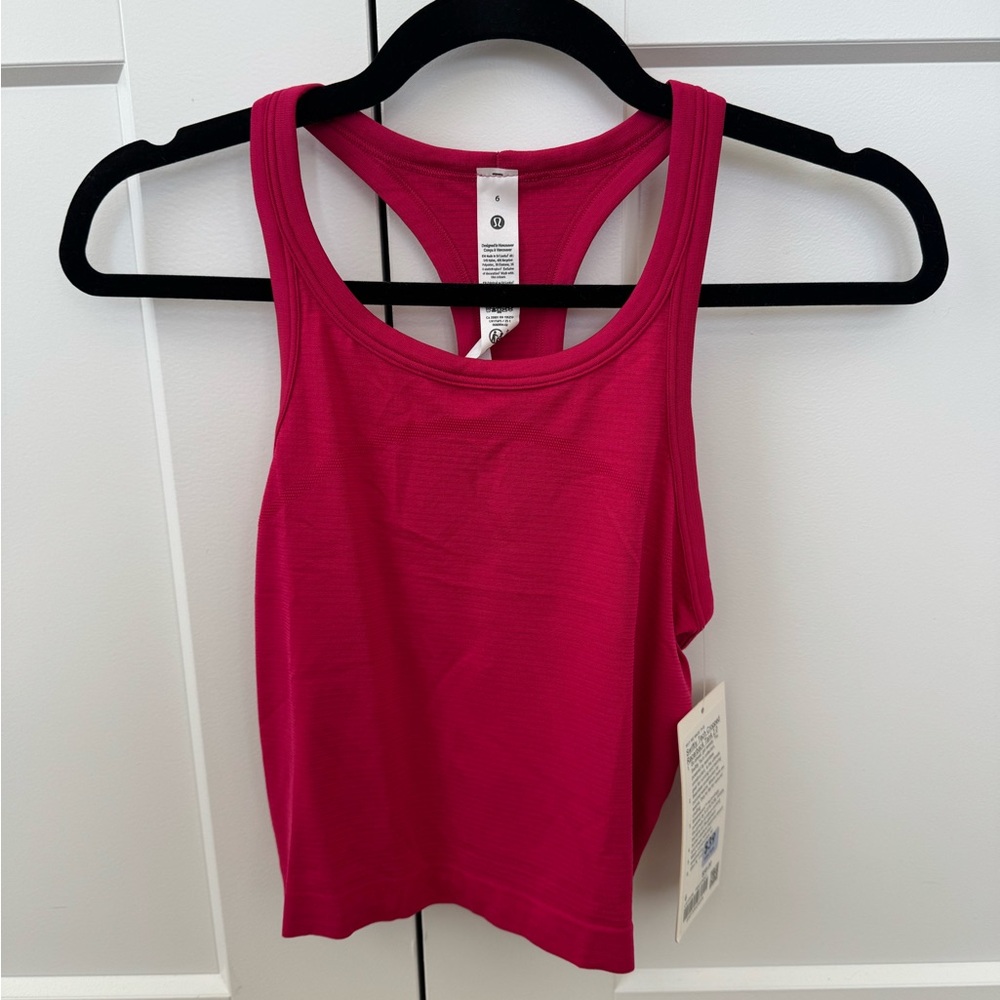 Women's Lululemon swiftly tech cropped racerback tank 2.0
